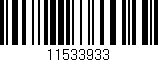 Código de barras (EAN, GTIN, SKU, ISBN): '11533933'