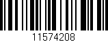 Código de barras (EAN, GTIN, SKU, ISBN): '11574208'