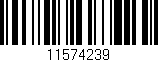 Código de barras (EAN, GTIN, SKU, ISBN): '11574239'