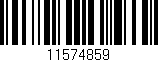 Código de barras (EAN, GTIN, SKU, ISBN): '11574859'