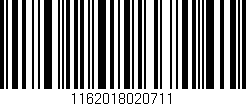 Código de barras (EAN, GTIN, SKU, ISBN): '1162018020711'