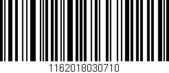 Código de barras (EAN, GTIN, SKU, ISBN): '1162018030710'