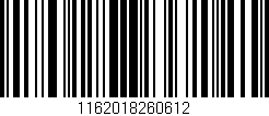 Código de barras (EAN, GTIN, SKU, ISBN): '1162018260612'