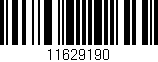 Código de barras (EAN, GTIN, SKU, ISBN): '11629190'