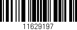 Código de barras (EAN, GTIN, SKU, ISBN): '11629197'