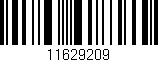Código de barras (EAN, GTIN, SKU, ISBN): '11629209'