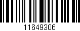 Código de barras (EAN, GTIN, SKU, ISBN): '11649306'
