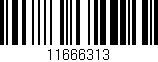 Código de barras (EAN, GTIN, SKU, ISBN): '11666313'