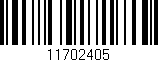 Código de barras (EAN, GTIN, SKU, ISBN): '11702405'