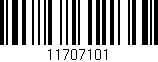 Código de barras (EAN, GTIN, SKU, ISBN): '11707101'