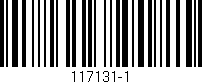 Código de barras (EAN, GTIN, SKU, ISBN): '117131-1'