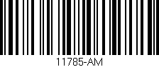 Código de barras (EAN, GTIN, SKU, ISBN): '11785-AM'