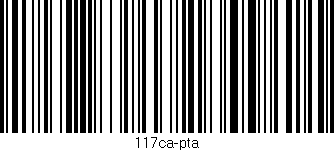 Código de barras (EAN, GTIN, SKU, ISBN): '117ca-pta'