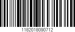 Código de barras (EAN, GTIN, SKU, ISBN): '1182018090712'