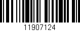 Código de barras (EAN, GTIN, SKU, ISBN): '11907124'