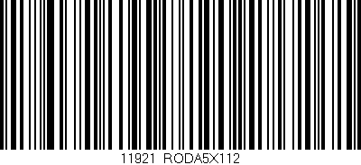 Código de barras (EAN, GTIN, SKU, ISBN): '11921_RODA5X112'