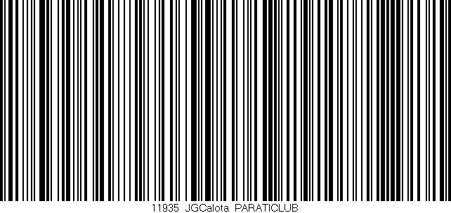 Código de barras (EAN, GTIN, SKU, ISBN): '11935_JGCalota_PARATICLUB'