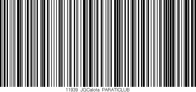 Código de barras (EAN, GTIN, SKU, ISBN): '11939_JGCalota_PARATICLUB'