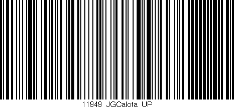 Código de barras (EAN, GTIN, SKU, ISBN): '11949_JGCalota_UP'