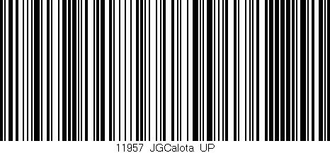 Código de barras (EAN, GTIN, SKU, ISBN): '11957_JGCalota_UP'