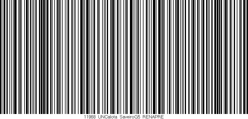 Código de barras (EAN, GTIN, SKU, ISBN): '11968_UNCalota_SaveiroG5_RENAPRE'