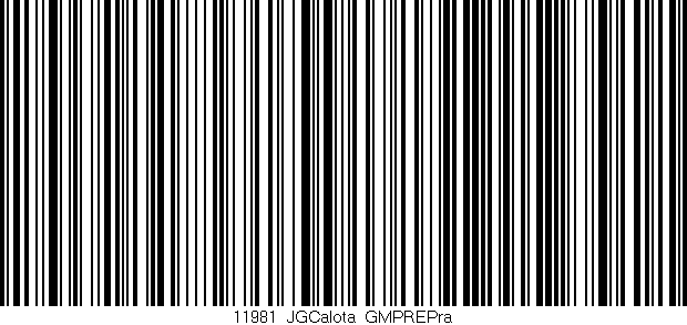 Código de barras (EAN, GTIN, SKU, ISBN): '11981_JGCalota_GMPREPra'