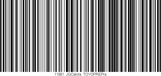 Código de barras (EAN, GTIN, SKU, ISBN): '11981_JGCalota_TOYOPREPra'
