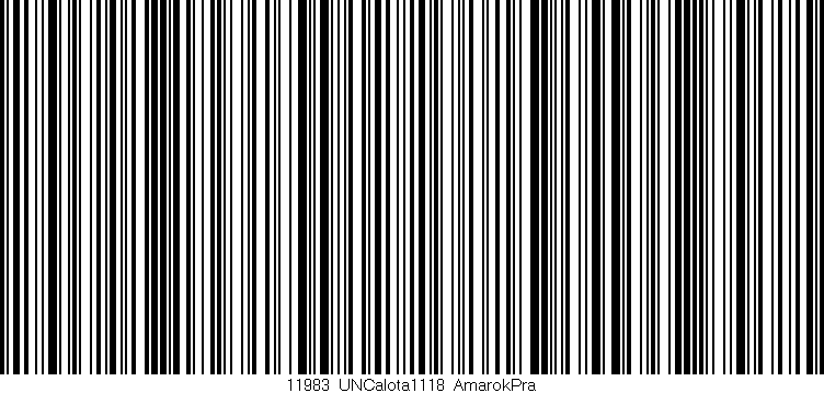 Código de barras (EAN, GTIN, SKU, ISBN): '11983_UNCalota1118_AmarokPra'