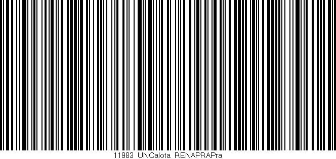 Código de barras (EAN, GTIN, SKU, ISBN): '11983_UNCalota_RENAPRAPra'