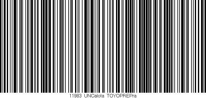 Código de barras (EAN, GTIN, SKU, ISBN): '11983_UNCalota_TOYOPREPra'