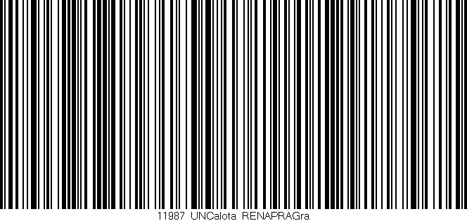 Código de barras (EAN, GTIN, SKU, ISBN): '11987_UNCalota_RENAPRAGra'