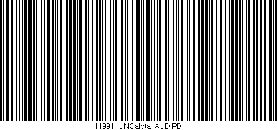 Código de barras (EAN, GTIN, SKU, ISBN): '11991_UNCalota_AUDIPB'