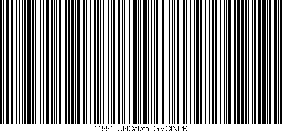 Código de barras (EAN, GTIN, SKU, ISBN): '11991_UNCalota_GMCINPB'