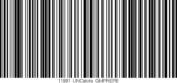 Código de barras (EAN, GTIN, SKU, ISBN): '11991_UNCalota_GMPREPB'
