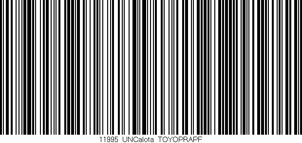 Código de barras (EAN, GTIN, SKU, ISBN): '11995_UNCalota_TOYOPRAPF'