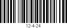 Código de barras (EAN, GTIN, SKU, ISBN): '12-4-24'