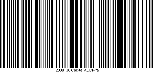 Código de barras (EAN, GTIN, SKU, ISBN): '12009_JGCalota_AUDIPra'
