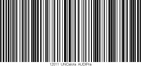 Código de barras (EAN, GTIN, SKU, ISBN): '12011_UNCalota_AUDIPra'