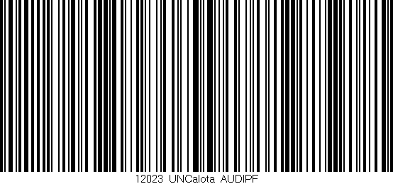 Código de barras (EAN, GTIN, SKU, ISBN): '12023_UNCalota_AUDIPF'