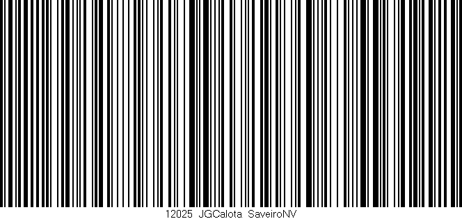 Código de barras (EAN, GTIN, SKU, ISBN): '12025_JGCalota_SaveiroNV'
