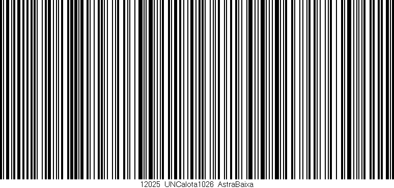 Código de barras (EAN, GTIN, SKU, ISBN): '12025_UNCalota1026_AstraBaixa'