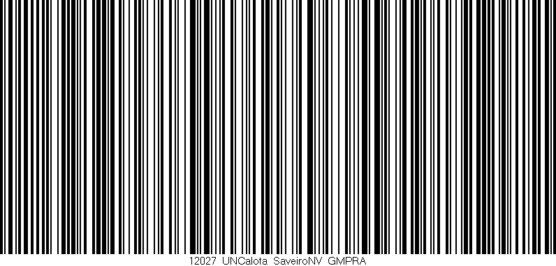 Código de barras (EAN, GTIN, SKU, ISBN): '12027_UNCalota_SaveiroNV_GMPRA'