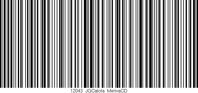 Código de barras (EAN, GTIN, SKU, ISBN): '12043_JGCalota_MerivaCD'