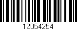 Código de barras (EAN, GTIN, SKU, ISBN): '12054254'