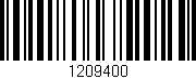 Código de barras (EAN, GTIN, SKU, ISBN): '1209400'