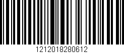 Código de barras (EAN, GTIN, SKU, ISBN): '1212018280612'