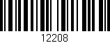 Código de barras (EAN, GTIN, SKU, ISBN): '12208'