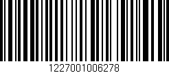 Código de barras (EAN, GTIN, SKU, ISBN): '1227001006278'
