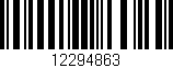 Código de barras (EAN, GTIN, SKU, ISBN): '12294863'
