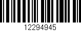 Código de barras (EAN, GTIN, SKU, ISBN): '12294945'
